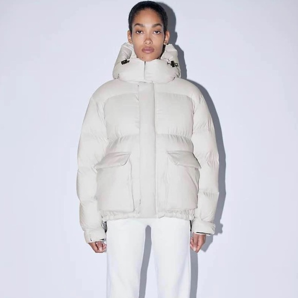 Aritzia Jackets & Blazers - Aritzia Super Duper Puff (Matte Pearl)